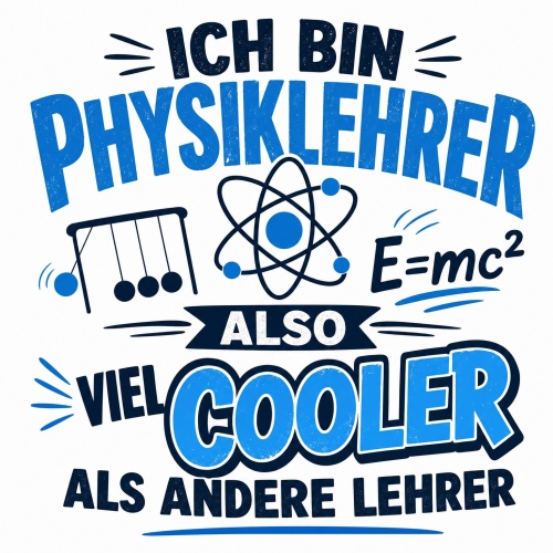 Tasse »Ich bin Physiklehrer – also viel...