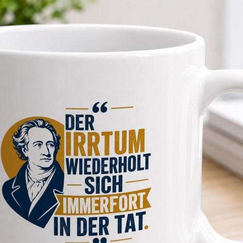 Tasse »Der Irrtum wiederholt sich immerfort«