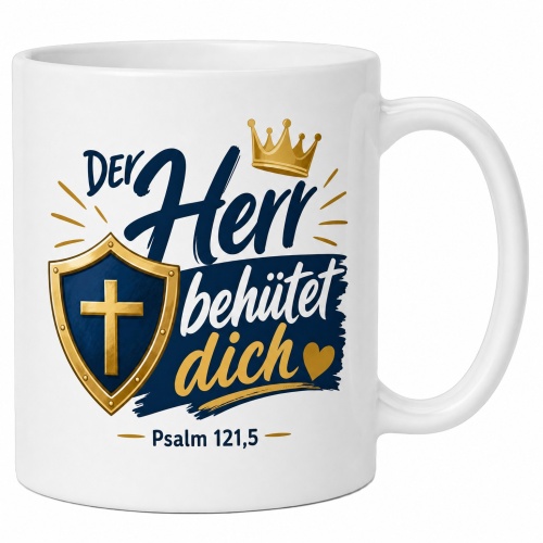 Tasse »Der Herr behütet dich – Psalm...