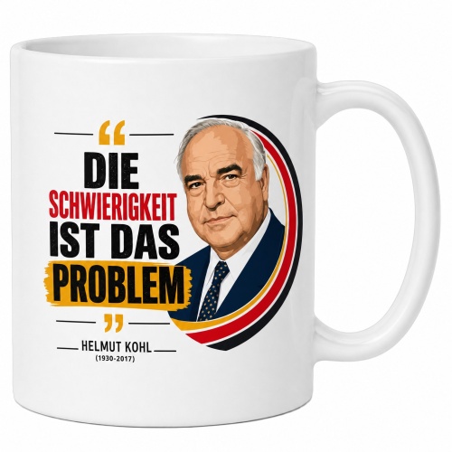 Tasse »Die Schwierigkeit ist das Problem«