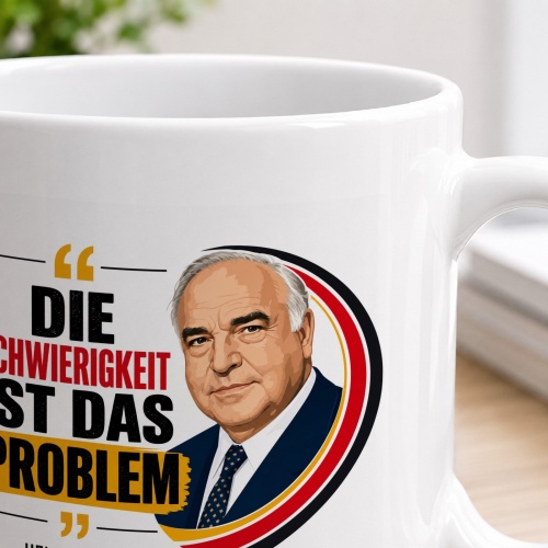 Tasse »Die Schwierigkeit ist das Problem«