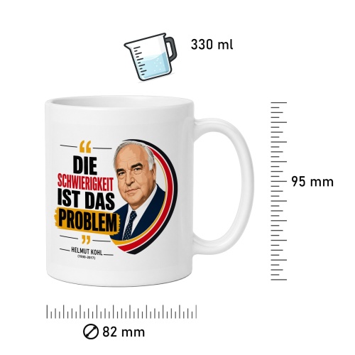 Tasse »Die Schwierigkeit ist das Problem«