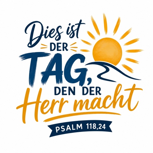 Tasse »Dies ist der Tag, den der Herr macht«