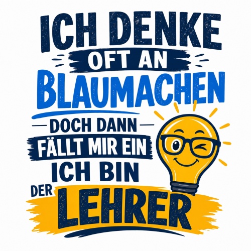 Tasse »Ich denke oft an Blaumachen –...
