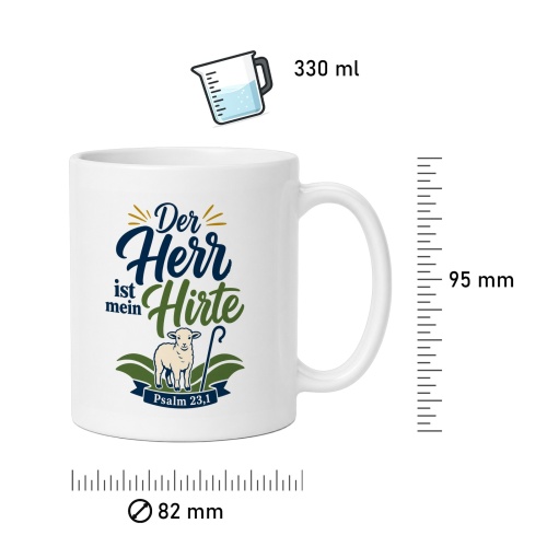 Tasse »Der Herr ist mein Hirte«