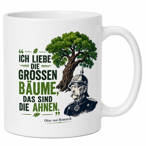 Tasse »Ich liebe die großen Bäume, das...