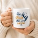 Tasse »Hier bin ich Mensch, hier darf ichs sein«