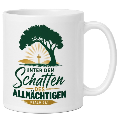 Tasse »Unter dem Schatten des Allmächtigen«