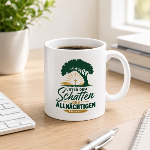 Tasse »Unter dem Schatten des Allmächtigen«