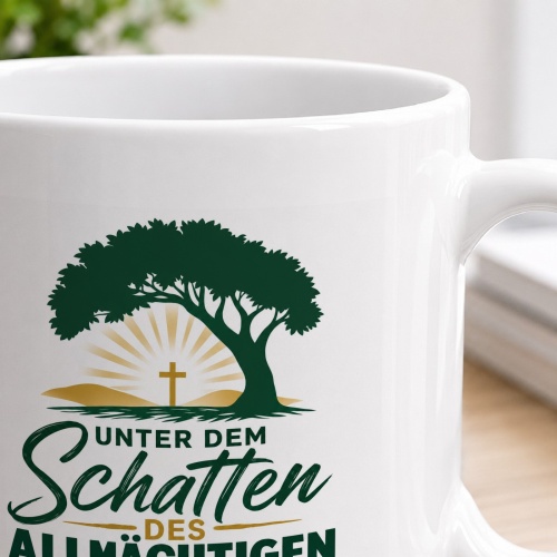 Tasse »Unter dem Schatten des Allmächtigen«