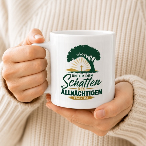 Tasse »Unter dem Schatten des Allmächtigen«