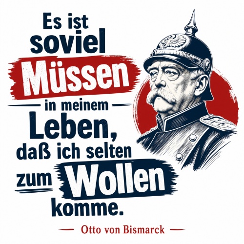 Tasse »Es ist soviel Müssen in meinem...