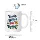 Tasse »Danke für Wissen, Mut und Vertrauen«