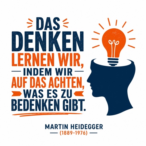 Tasse »Das Denken lernen wir…«