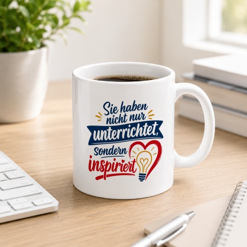 Tasse »Sie haben nicht nur unterrichtet, sondern...