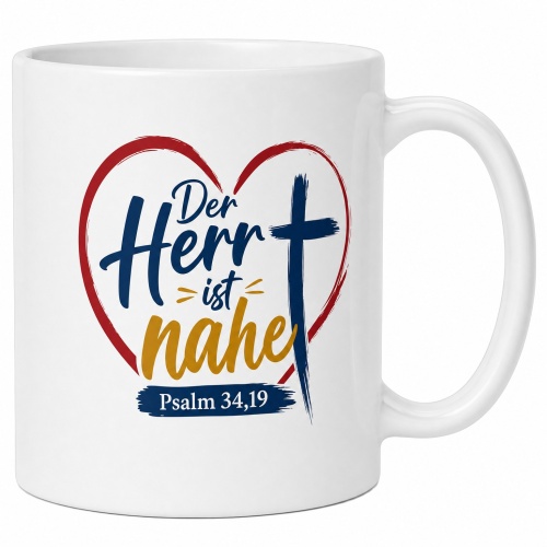 Tasse »Der Herr ist nahe – Psalm 34,19«