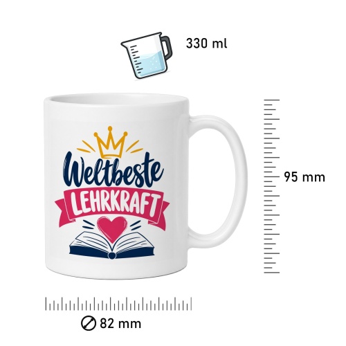 Tasse »Weltbeste Lehrkraft«