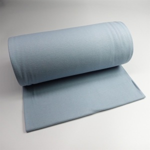 Bündchenstoff Uni - Eis Blau - Premiumqualität