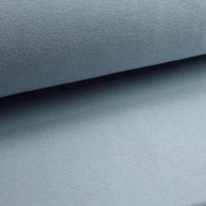 Bündchenstoff Uni - Eis Blau - Premiumqualität