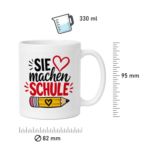 Tasse »Sie machen Schule«