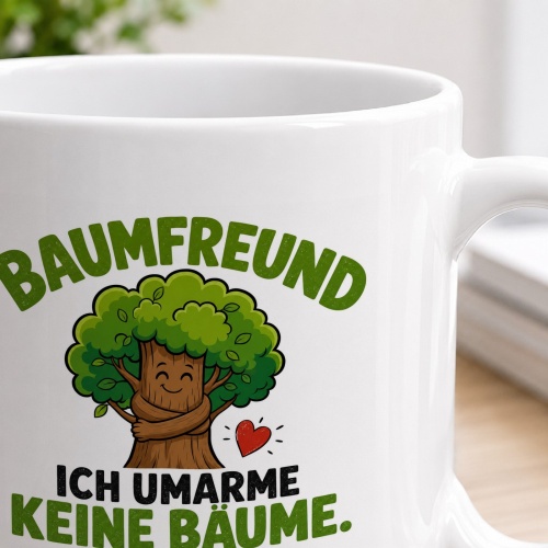 Tasse »Baumfreund – Ich umarme keine Bäume. Meistens.«