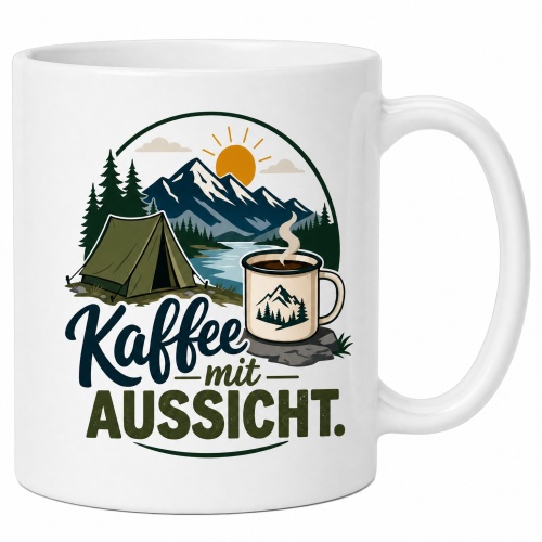 Tasse »Kaffee mit Aussicht«