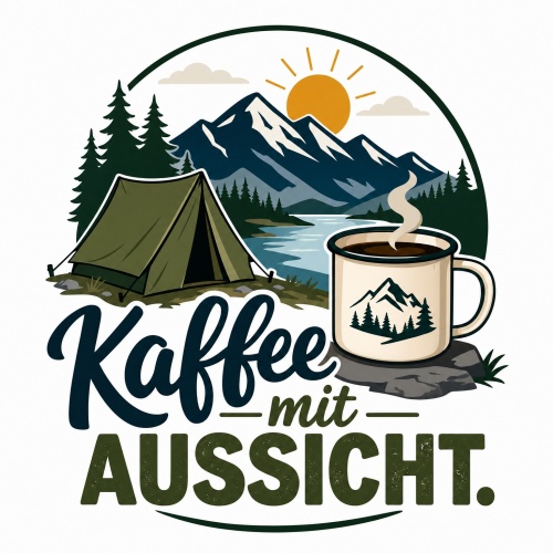 Tasse »Kaffee mit Aussicht«
