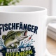 Tasse »Fischfänger – Heute wird gefangen. Oder gelogen.«