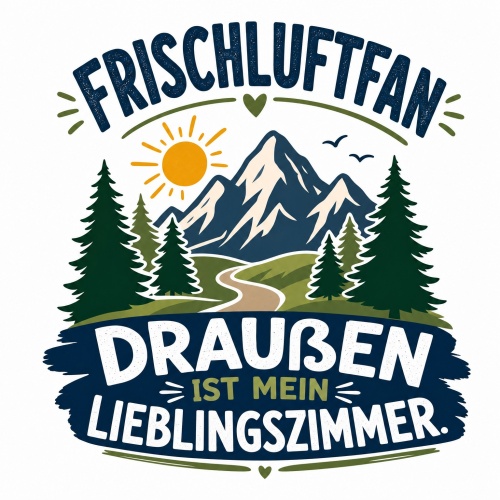 Tasse »Frischluftfan – Draußen ist mein...