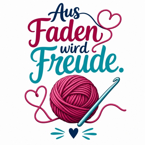 Tasse »Aus Faden wird Freude.«