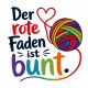 Tasse »Der rote Faden ist bunt«