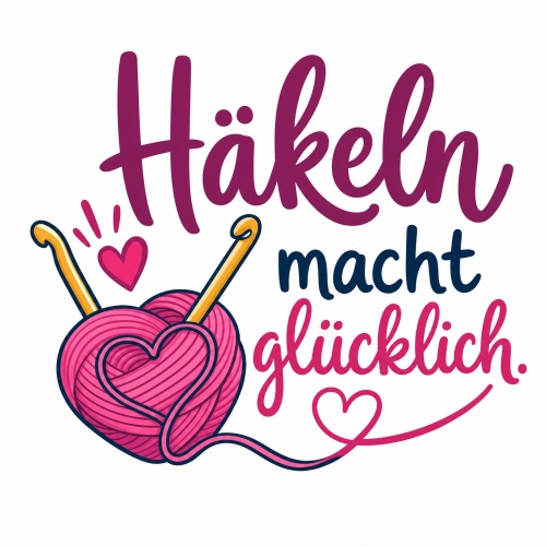 Tasse »Häkeln macht glücklich«