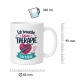 Tasse »Ich brauche keine Therapie. Ich häkle«