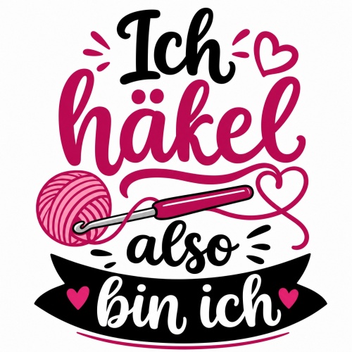 Tasse »Häkeln – Ich also bin ich«