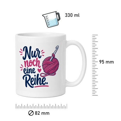 Tasse »Nur noch eine Reihe.«