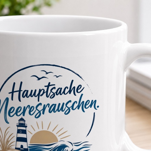 Tasse »Hauptsache Meeresrauschen«