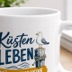 Tasse »Küstenleben – Möwen inklusive«