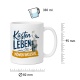 Tasse »Küstenleben – Möwen inklusive«