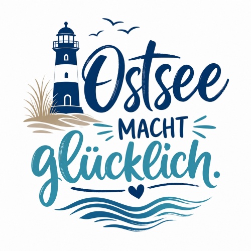 Tasse »Ostsee macht glücklich«