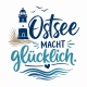 Tasse »Ostsee macht glücklich«