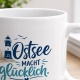 Tasse »Ostsee macht glücklich«