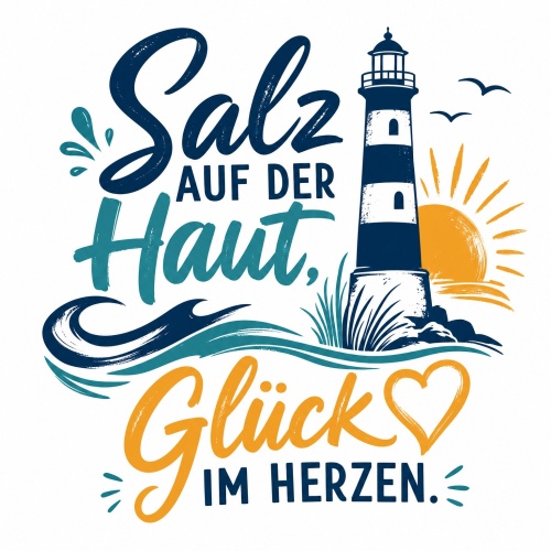 Tasse »Salz auf der Haut, Glück im Herzen«