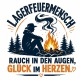 Tasse »Lagerfeuermensch – Rauch in den Augen, Glück im Herzen«