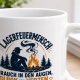 Tasse »Lagerfeuermensch – Rauch in den Augen, Glück im Herzen«