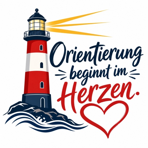 Tasse »Orientierung beginnt im Herzen«