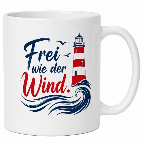 Tasse »Frei wie der Wind«