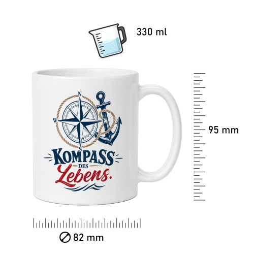 Tasse »Kompass des Lebens«