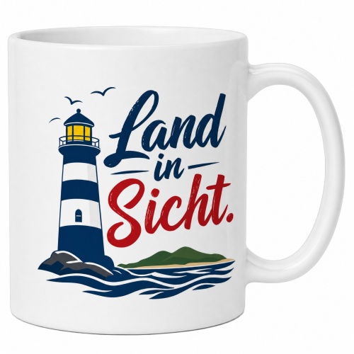Tasse »Land in Sicht«