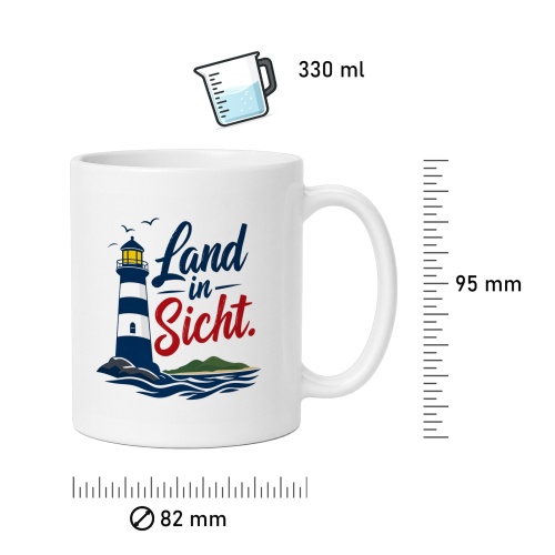 Tasse »Land in Sicht«