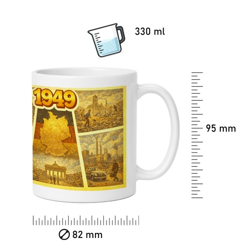 Tasse »1949 Deutschland Geschichte«